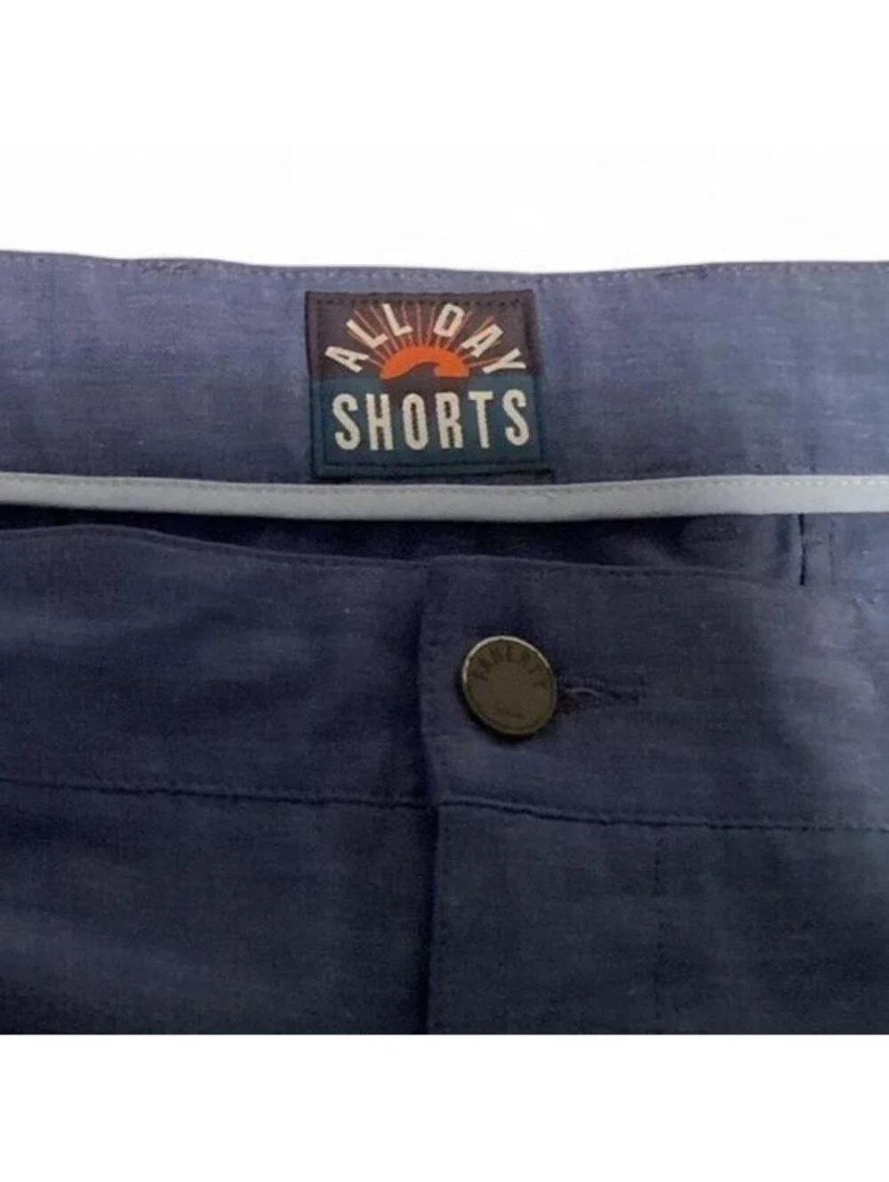 Faherty All Day Dark Blue Nights MSC0013 Swim Board Shorts Hybrid 7” Inseam 40